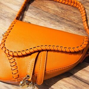 SALE!! Beautiful Orange Commuter Bag